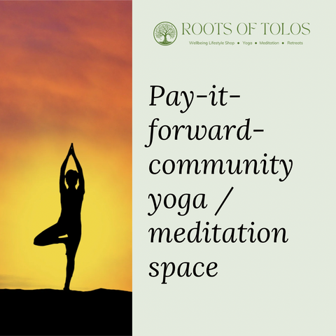 Pay-it-forward Yoga/Meditation Class