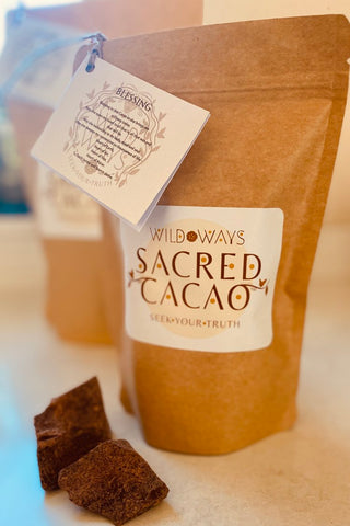 Wild Ways Sacred Cacao nibs - 250g bag